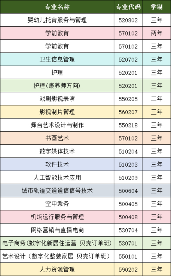 2024年招生專業(yè)及代碼